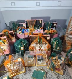 Dowry wrapping by Kour’s Bridal Hub